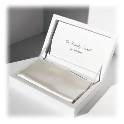 by Dariia Day Bedding-- Silk Pillowcase - Powder White - Bedding - Home - Mulberry Silk - Artisan Silk Pillowcase - Luxury - Avvenice