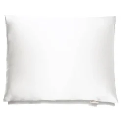 by Dariia Day Bedding-- Silk Pillowcase - Powder White - Bedding - Home - Mulberry Silk - Artisan Silk Pillowcase - Luxury - Avvenice