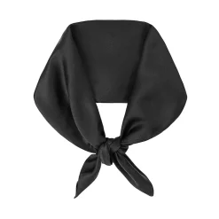 by Dariia Day Scarves-- Silk Scarf Square - Black Midnight - Fashion - New Collection - Mulberry Silk - Artisan Silk Scarf - Luxury - Avvenice