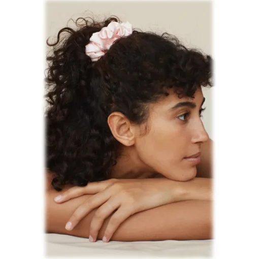 by Dariia Day Other Accessories-- Silk Scrunchie - Blush Pink - Fashion - Accessories - Mulberry Silk - Artisan Silk Scrunchie - Luxury - Avvenice
