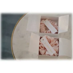 by Dariia Day Other Accessories-- Silk Scrunchie - Blush Pink - Fashion - Accessories - Mulberry Silk - Artisan Silk Scrunchie - Luxury - Avvenice
