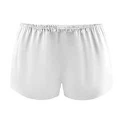 by Dariia Day Trousers-- Silk Shorts - Silver Grey - Fashion - New Collection - Mulberry Silk - Artisan Silk Shorts - Luxury - Avvenice