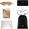 by Dariia Day Bedding-- Silk Travel Set - French Beige - Fashion - New Collection - Mulberry Silk - Artisan Silk Travel Set - Luxury - Avvenice