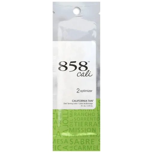 California Tan Natural Cosmetics-- 858 Cali™ Optimizer - Step 2 Optimizer - Professional Tanning Lotion - 15 ml - Avvenice