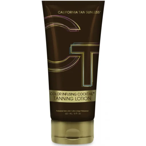 California Tan Natural Cosmetics-- Color Infusing Cocktail™ Tanning Lotion - Step 2 Develop - CT Sunless Collection - Professional Tanning Lotion - Avvenice