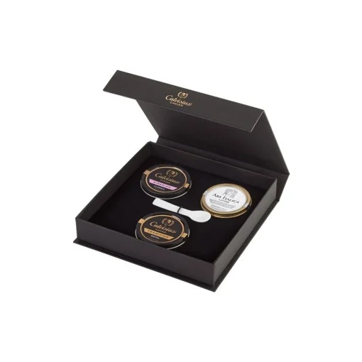 Calvisius Caviar And Oysters-- Pop Collection - Caviar - Gift Boxes - Luxury High Quality - 3 x 30 g - Avvenice