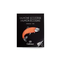 Calvisius Preserved Foods-- Scottish Salmon Sliced - Selected Salmon Fillet - Smoked and Specialties - 6 x 100 g - Avvenice