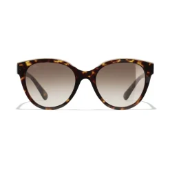 Chanel Sunglasses & Eyewear-- Butterfly Sunglasses - Dark Tortoise Brown - Eyewear - Avvenice