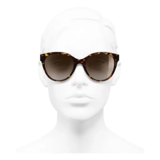Chanel Sunglasses & Eyewear-- Butterfly Sunglasses - Dark Tortoise Brown - Eyewear - Avvenice
