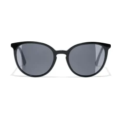 Chanel Sunglasses & Eyewear-- Butterfly Sunglasses - Black Gray - Eyewear - Avvenice