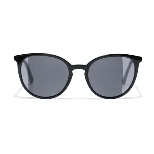 Chanel Sunglasses & Eyewear-- Butterfly Sunglasses - Black Gray - Eyewear - Avvenice