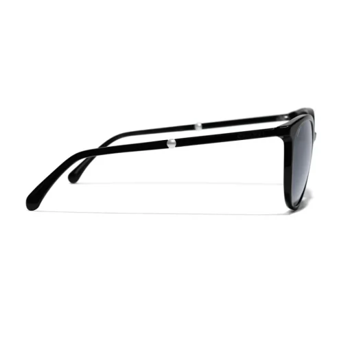 Chanel Sunglasses & Eyewear-- Butterfly Sunglasses - Black Gray - Eyewear - Avvenice