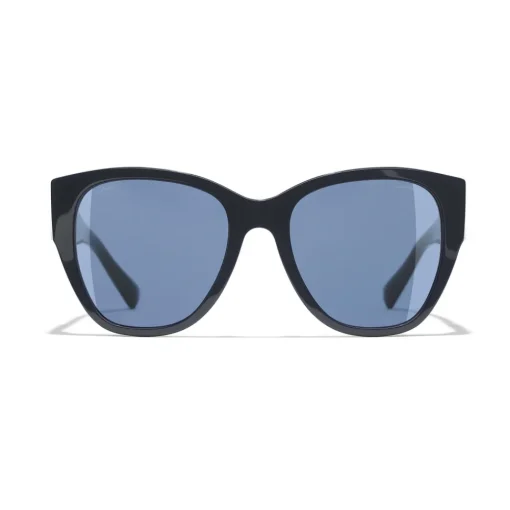 Chanel Sunglasses & Eyewear-- Butterfly Sunglasses - Dark Blue - Eyewear - Avvenice