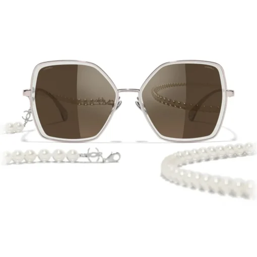 Chanel Sunglasses & Eyewear-- Butterfly Sunglasses - Pink Brown - Eyewear - Avvenice