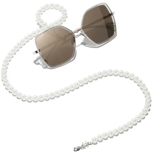 Chanel Sunglasses & Eyewear-- Butterfly Sunglasses - Pink Brown - Eyewear - Avvenice