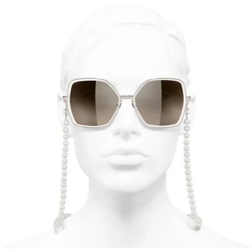 Chanel Sunglasses & Eyewear-- Butterfly Sunglasses - Pink Brown - Eyewear - Avvenice