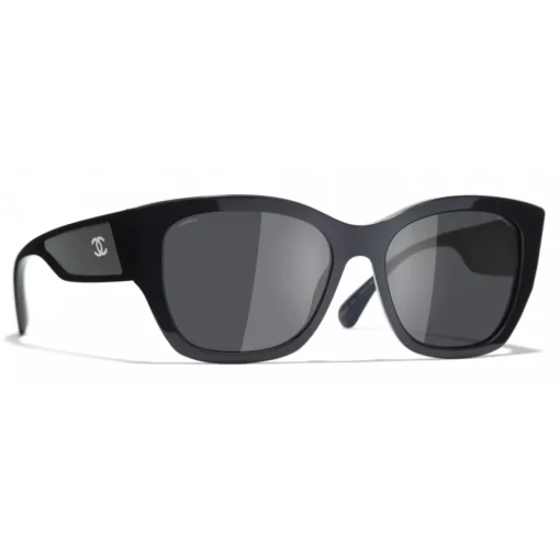 Chanel Sunglasses & Eyewear-- Butterfly Sunglasses - Dark Blue Gray - Eyewear - Avvenice