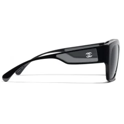Chanel Sunglasses & Eyewear-- Butterfly Sunglasses - Dark Blue Gray - Eyewear - Avvenice