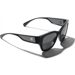 Chanel Sunglasses & Eyewear-- Butterfly Sunglasses - Dark Blue Gray - Eyewear - Avvenice