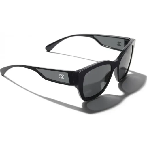 Chanel Sunglasses & Eyewear-- Butterfly Sunglasses - Dark Blue Gray - Eyewear - Avvenice