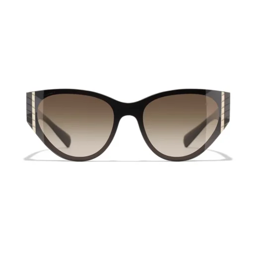 Chanel Sunglasses & Eyewear-- Cat Eye Sunglasses - Brown - Eyewear - Avvenice
