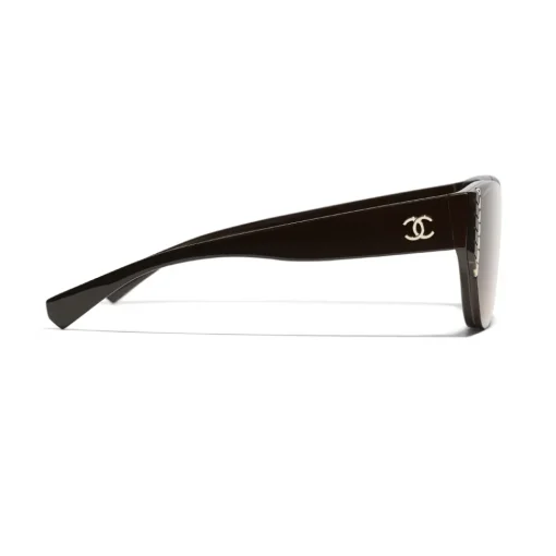 Chanel Sunglasses & Eyewear-- Cat Eye Sunglasses - Brown - Eyewear - Avvenice