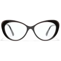Chanel Sunglasses & Eyewear-- Cat Eye Sunglasses - Brown Transparent - Eyewear - Avvenice