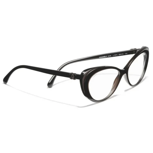 Chanel Sunglasses & Eyewear-- Cat Eye Sunglasses - Brown Transparent - Eyewear - Avvenice