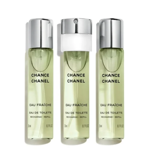 Chanel Beauty Fragrances-Chanel - CHANCE EAU FRAÎCHE - Eau De Toilette Twist And Spray Recharge - Luxury Fragrances - 3x20 ml - Avvenice