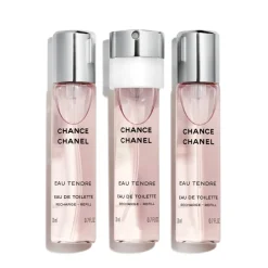 Chanel Beauty Fragrances-Chanel - CHANCE EAU TENDRE - Eau De Toilette Twist And Spray Recharge - Luxury Fragrances - 3x20 ml - Avvenice