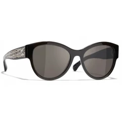 Chanel Sunglasses & Eyewear-- Pantos Sunglasses - Brown - Eyewear - Avvenice
