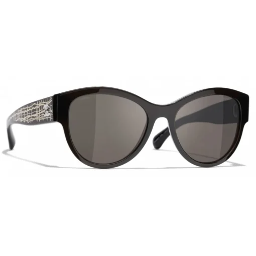 Chanel Sunglasses & Eyewear-- Pantos Sunglasses - Brown - Eyewear - Avvenice