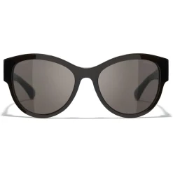 Chanel Sunglasses & Eyewear-- Pantos Sunglasses - Brown - Eyewear - Avvenice