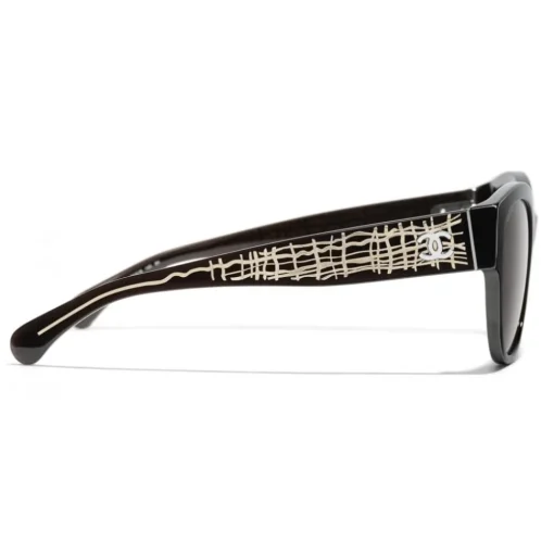 Chanel Sunglasses & Eyewear-- Pantos Sunglasses - Brown - Eyewear - Avvenice