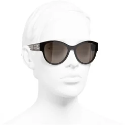 Chanel Sunglasses & Eyewear-- Pantos Sunglasses - Brown - Eyewear - Avvenice