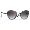 Chanel Sunglasses & Eyewear-- Pantos Sunglasses - Silver Gray - Eyewear - Avvenice