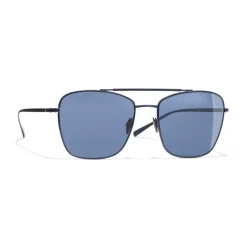 Chanel Sunglasses & Eyewear-- Pilot Sunglasses - Blue - Eyewear - Avvenice