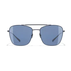 Chanel Sunglasses & Eyewear-- Pilot Sunglasses - Blue - Eyewear - Avvenice