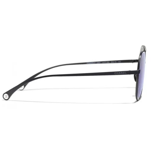 Chanel Sunglasses & Eyewear-- Pilot Sunglasses - Dark Blue - Eyewear - Avvenice