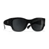 Chanel Sunglasses & Eyewear-- Rectangle Sunglasses - Black Gray - Eyewear - Avvenice