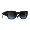 Chanel Sunglasses & Eyewear-- Rectangle Sunglasses - Dark Green Gray Gradient - Eyewear - Avvenice