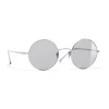 Chanel Sunglasses & Eyewear-- Round Sunglasses - Silver Gray - Eyewear - Avvenice