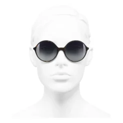 Chanel Sunglasses & Eyewear-- Round Sunglasses - Dark Brown Gray - Eyewear - Avvenice