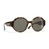 Chanel Sunglasses & Eyewear-- Round Sunglasses - Tortoise Brown - Eyewear - Avvenice