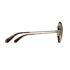 Chanel Sunglasses & Eyewear-- Round Sunglasses - Gold Beige - Eyewear - Avvenice