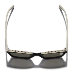 Chanel Sunglasses & Eyewear-- Square Sunglasses - Black Beige Brown - Eyewear - Avvenice
