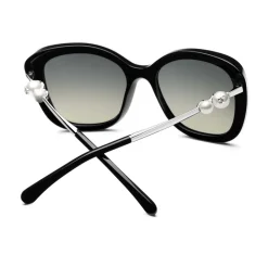 Chanel Sunglasses & Eyewear-- Square Sunglasses - Black Gray Gradient - Eyewear - Avvenice