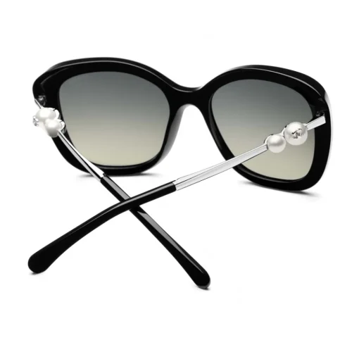 Chanel Sunglasses & Eyewear-- Square Sunglasses - Black Gray Gradient - Eyewear - Avvenice