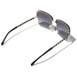 Chanel Sunglasses & Eyewear-- Square Sunglasses - Light Gray - Eyewear - Avvenice