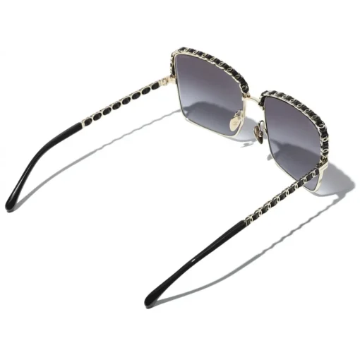 Chanel Sunglasses & Eyewear-- Square Sunglasses - Light Gray - Eyewear - Avvenice